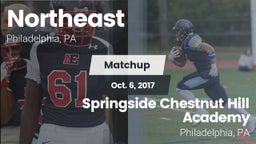 Matchup: Northeast vs. Springside Chestnut Hill Academy  2017