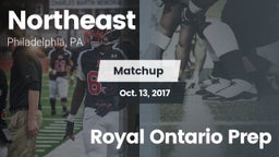 Matchup: Northeast vs. Royal Ontario Prep 2017