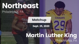 Matchup: Northeast vs. Martin Luther King  2020