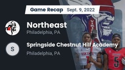 Recap: Northeast  vs. Springside Chestnut Hill Academy  2022