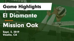 El Diamante  vs Mission Oak Game Highlights - Sept. 3, 2019