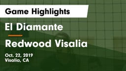 El Diamante  vs Redwood  Visalia Game Highlights - Oct. 22, 2019