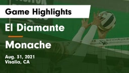 El Diamante  vs Monache  Game Highlights - Aug. 31, 2021