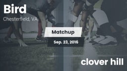 Matchup: Bird vs. clover hill 2016