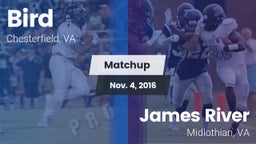 Matchup: Bird vs. James River  2016