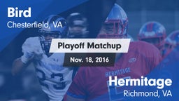 Matchup: Bird vs. Hermitage  2016