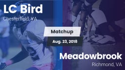 Matchup: Bird vs. Meadowbrook  2018