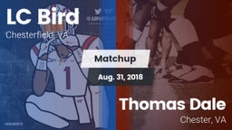 Matchup: Bird vs. Thomas Dale  2018