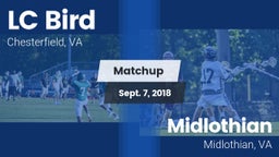 Matchup: Bird vs. Midlothian  2018