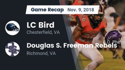 Recap: LC Bird  vs. Douglas S. Freeman Rebels 2018