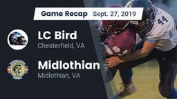 Recap: LC Bird  vs. Midlothian  2019