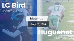 Matchup: Bird vs. Huguenot  2020