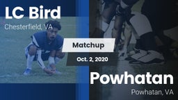 Matchup: Bird vs. Powhatan  2020