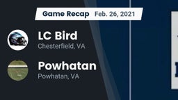 Recap: LC Bird  vs. Powhatan  2021