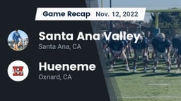 Recap: Santa Ana Valley  vs. Hueneme  2022