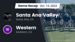 Recap: Santa Ana Valley  vs. Western  2023
