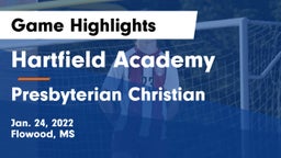 Hartfield Academy  vs Presbyterian Christian  Game Highlights - Jan. 24, 2022