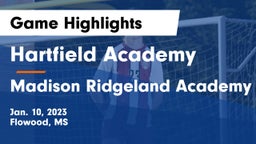 Hartfield Academy  vs Madison Ridgeland Academy Game Highlights - Jan. 10, 2023