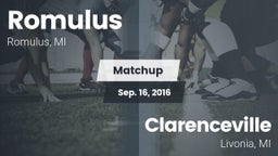 Matchup: Romulus vs. Clarenceville  2016
