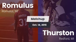Matchup: Romulus vs. Thurston  2016
