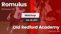 Matchup: Romulus vs. Old Redford Academy  2017