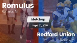 Matchup: Romulus vs. Redford Union  2018