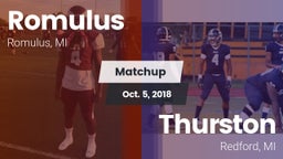 Matchup: Romulus vs. Thurston  2018