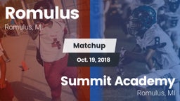 Matchup: Romulus vs. Summit Academy  2018