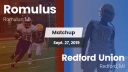 Matchup: Romulus vs. Redford Union  2019
