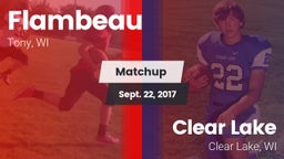 Matchup: Flambeau vs. Clear Lake  2016