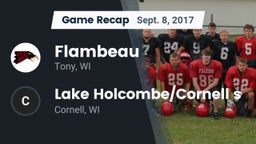 Recap: Flambeau  vs. Lake Holcombe/Cornell s 2017
