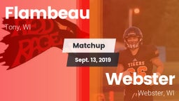 Matchup: Flambeau vs. Webster  2019