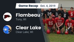 Recap: Flambeau  vs. Clear Lake  2019