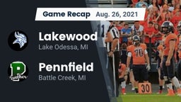 Recap: Lakewood  vs. Pennfield  2021