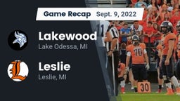 Recap: Lakewood  vs. Leslie  2022