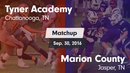 Matchup: Tyner Academy vs. Marion County  2016