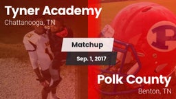 Matchup: Tyner Academy vs. Polk County  2017