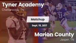 Matchup: Tyner Academy vs. Marion County  2017