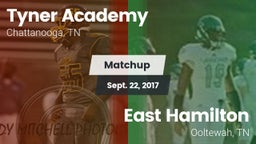 Matchup: Tyner Academy vs. East Hamilton  2017