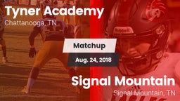 Matchup: Tyner Academy vs. Signal Mountain  2018