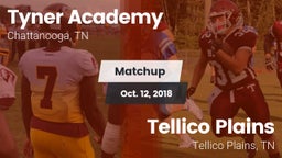 Matchup: Tyner Academy vs. Tellico Plains  2018