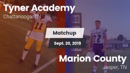 Matchup: Tyner Academy vs. Marion County  2019