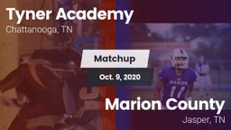 Matchup: Tyner Academy vs. Marion County  2020
