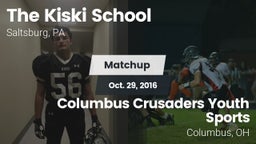 Matchup: Kiski vs. Columbus Crusaders Youth Sports 2016
