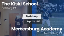 Matchup: Kiski vs. Mercersburg Academy 2017