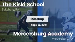 Matchup: Kiski vs. Mercersburg Academy 2018