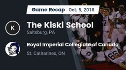 Recap: The Kiski School vs. Royal Imperial Collegiate of Canada 2018