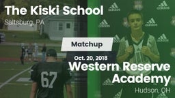 Matchup: Kiski vs. Western Reserve Academy 2018