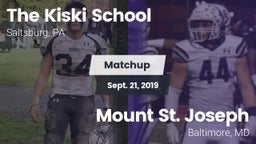 Matchup: Kiski vs. Mount St. Joseph  2019