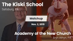 Matchup: Kiski vs. Academy of the New Church  2019